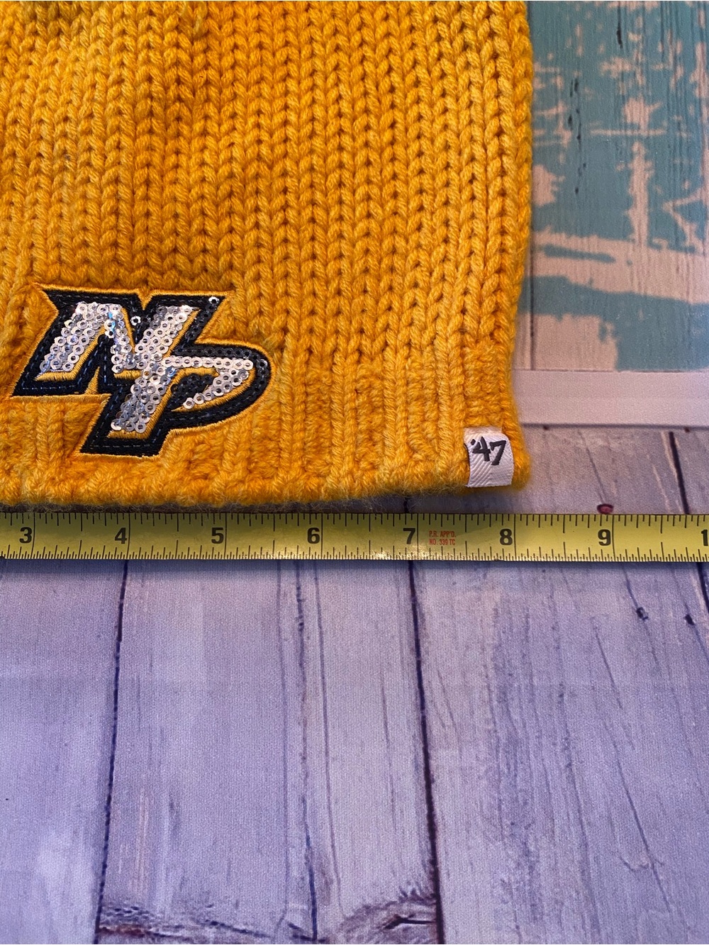 Nashville Predators Knit Pom Pom Beanie - Picture 8 of 10